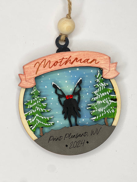 Mothman 3D Ornament