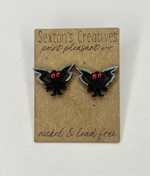 Mothman Post Earring