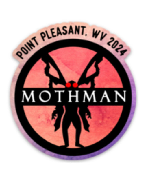 Mothman Sticker With Year