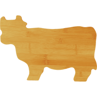 Bamboo Cow Cutting Board