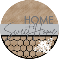 Honey Bee Round Sign